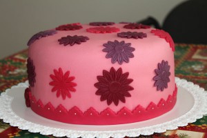 Kvietková - cukríková tortička